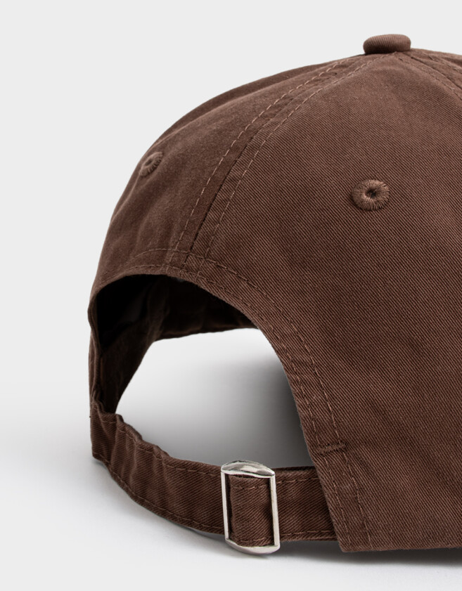 Caps Gorra Canvas Bordada - Marron Chocolate