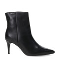 Botas de Mujer Bottero Caña Baja Y Taco Fino Negro