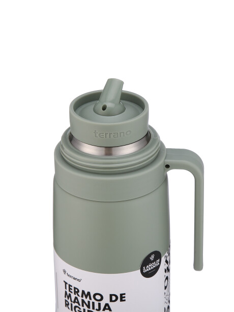 Termo 1Lt. Premium Manija Rigida Oliva