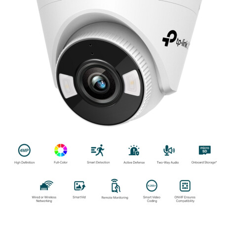 Tp-link - Cámara de Seguridad Interior Vigi C440-W - Color. Visión Nocturna. Audio Bidireccional. Wi 001