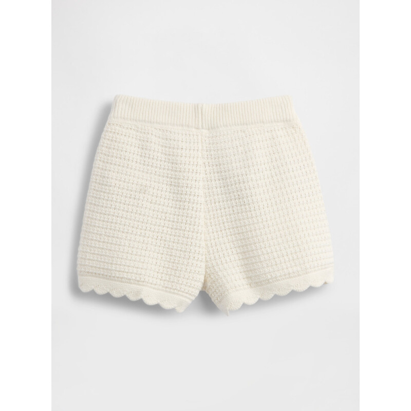 CROCHET SHORTS IVORY FROST