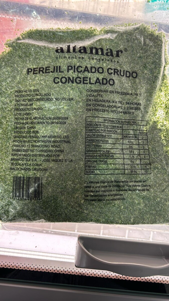 PEREJIL PICADO 500 GRS 