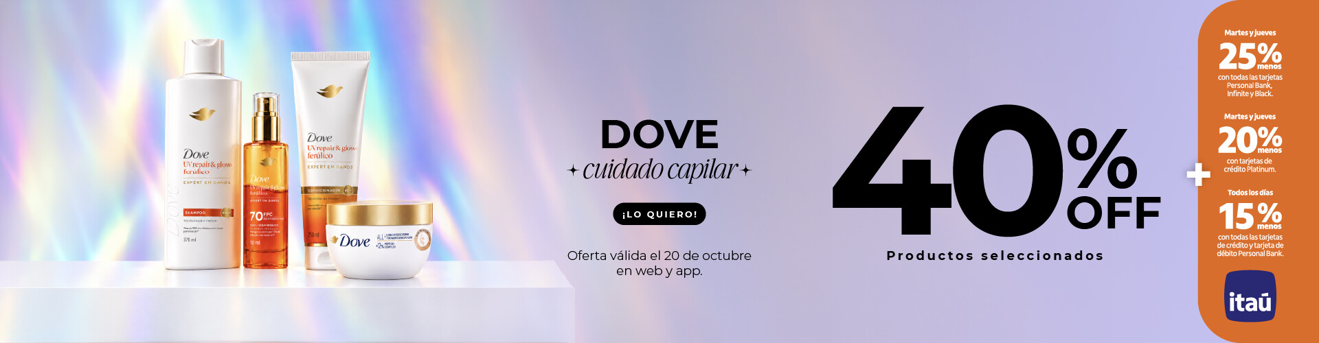 dove capilar 40%
