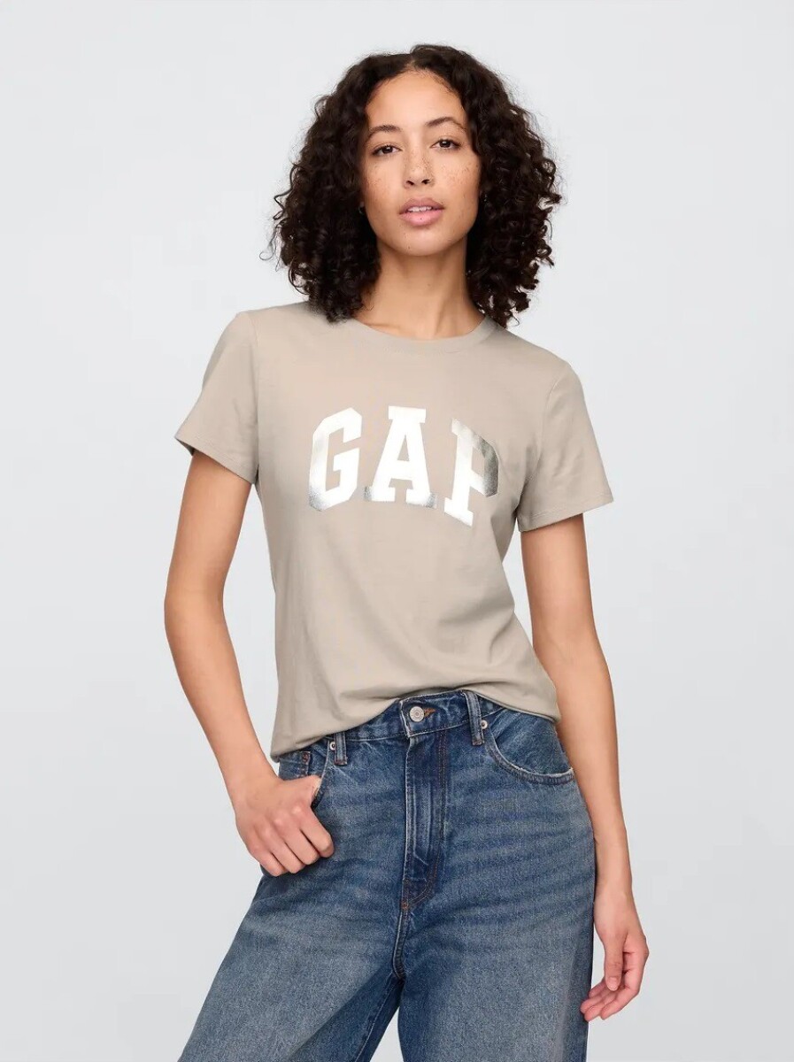 Remera Logo Gap Mujer - Frosty Morning 