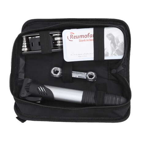 Set Herramientas P/Bicicleta Multitool Reparación Neumáticos Negro