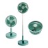 Ventilador Portatil Recargable Extensible 3 Velocidades Color Variante Verde oscuro