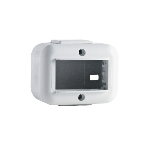 Caja exterior de 1 módulo blanca en blister RO2716