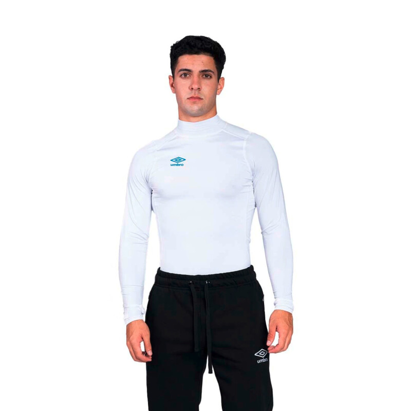 M T-SHIRT M/L C/CUELLO TER Blanco