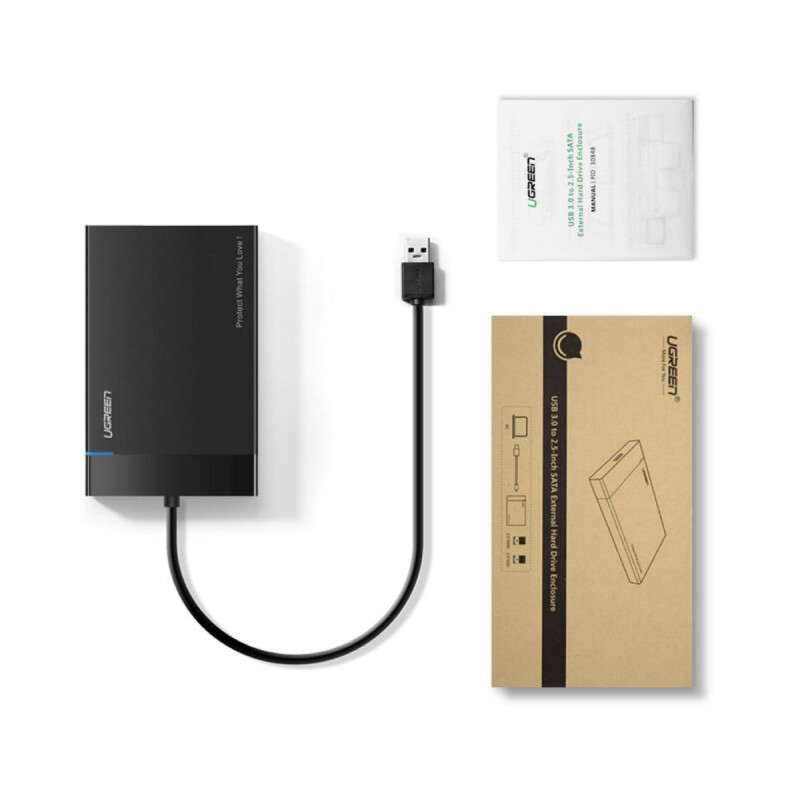 Gabinete Ugreen para disco SSD Y HDD 2.5" USB 3.0 Gabinete Ugreen para disco SSD Y HDD 2.5" USB 3.0