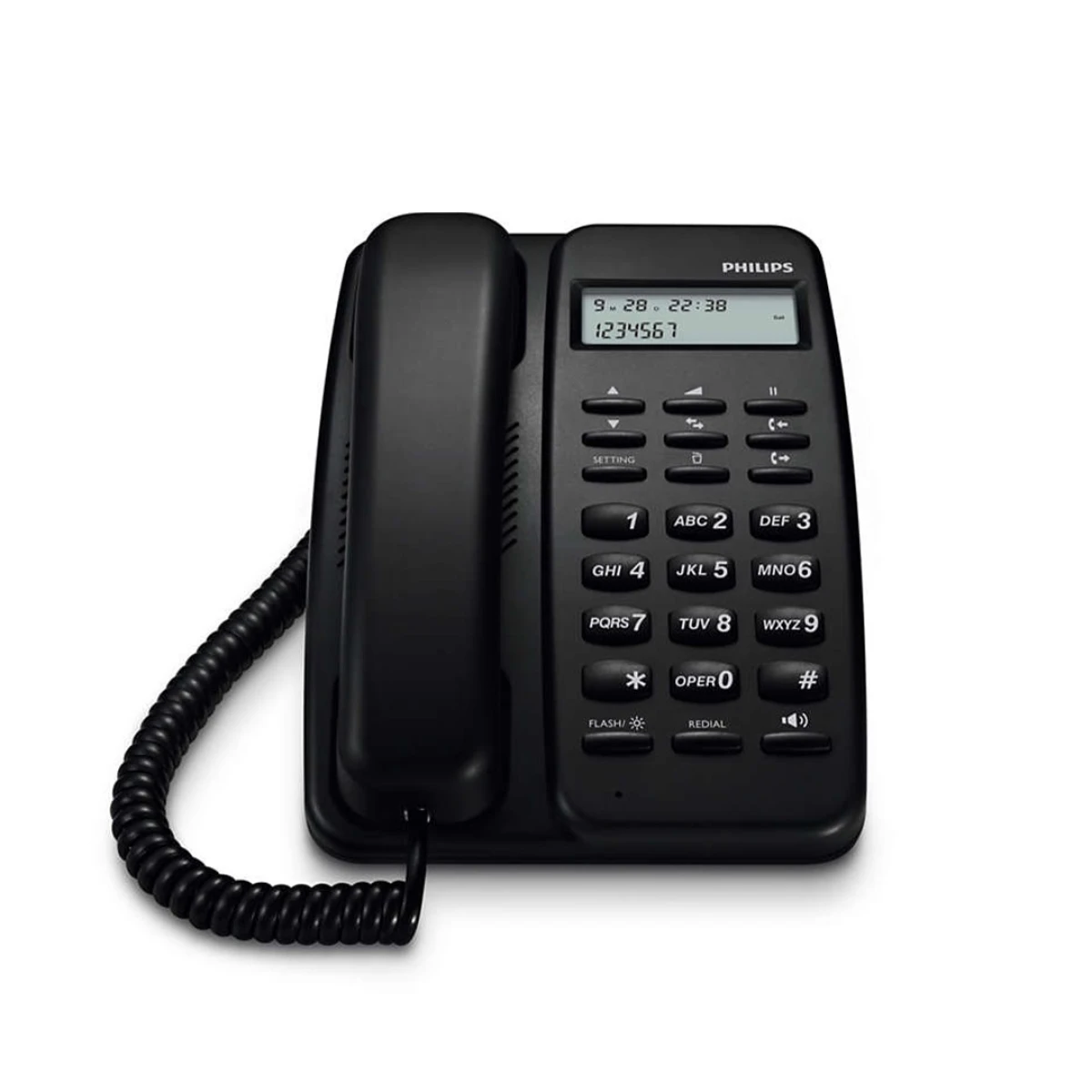 Telefono con Cable Philips CRD150B/77 