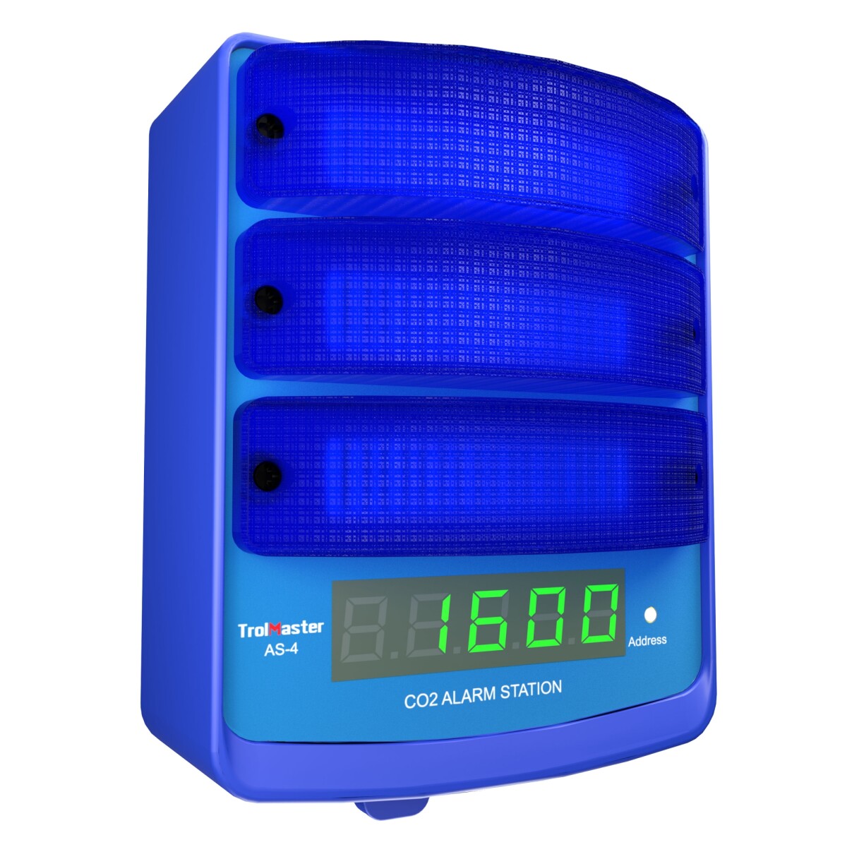 CO2 ALARM STATION (AUDIO/VISUAL) WITH CABLE SET - AS-4 