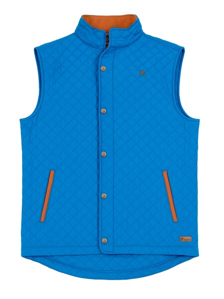 Chaleco Capitoneado de Hombre Ecuestre Celeste Francia