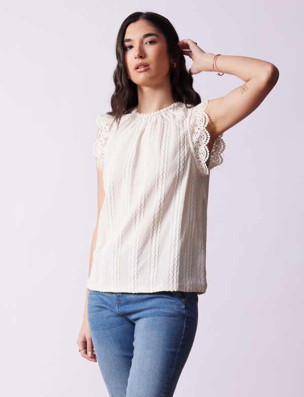 Blusa Puntilla CRUDO