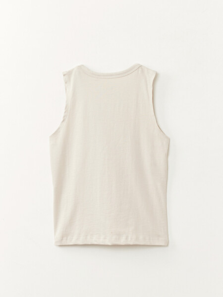 Musculosa básica Beige