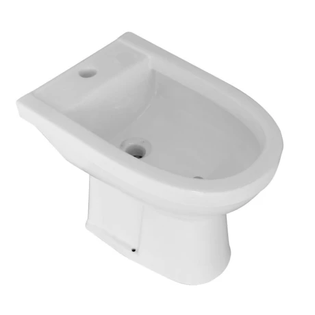 Bidet Con Transferencia Blanco Brillo 1 Agujero Blanco Brillo Aqualia Linea Baker 000
