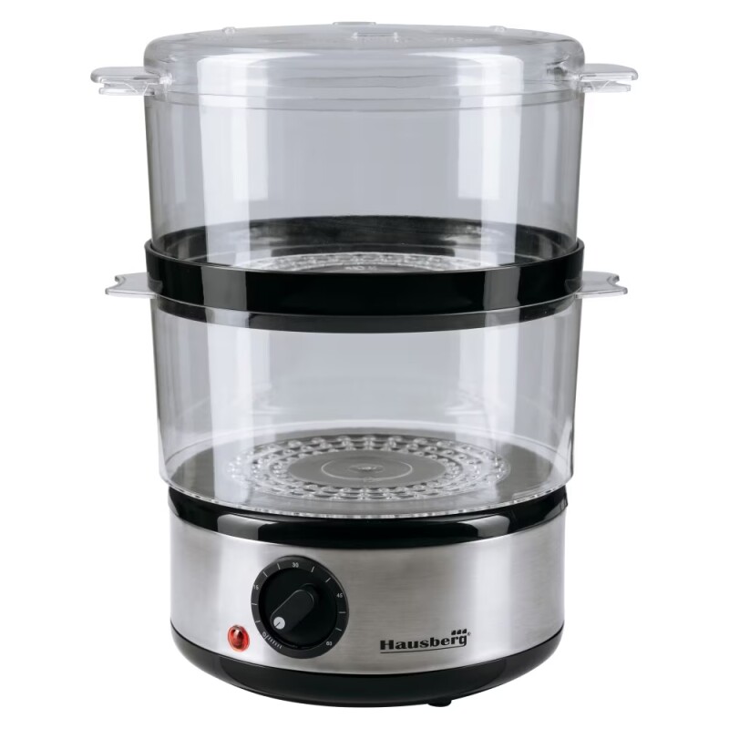 Vaporera 2 Bandejas Hausberg HB-1350 Vaporera 2 Bandejas Hausberg HB-1350