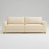 SOFA 4 CUERPOS - TAPIZADO EN TELA BEIGE SOFA 4 CUERPOS - TAPIZADO EN TELA BEIGE
