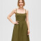 Vestido Mikra Verde Oliva