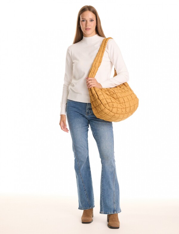 Bolso Capitoneado MOSTAZA