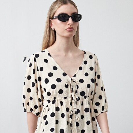 CAMISA PISTACHO Negro/Crudo