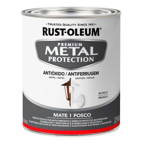 Protector de Óxido Blanco Mate 0.946L Rust-Oleum Protector de Óxido Blanco Mate 0.946L Rust-Oleum
