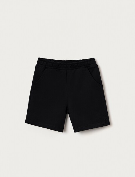 BERMUDA BÁSICA INFANTIL NEGRO