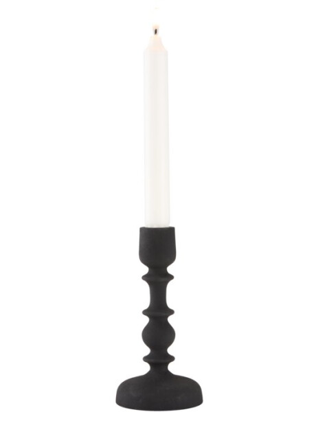 Candelabro CASPAR Ø8xH16cm negro Candelabro CASPAR Ø8xH16cm negro