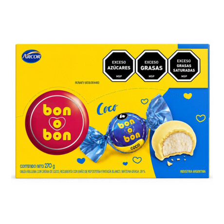 BOMBONERA BON O BON 270G COCO BOMBONERA BON O BON 270G COCO