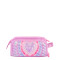 Cartuchera FOOTY Corazon Con Cierre Lila