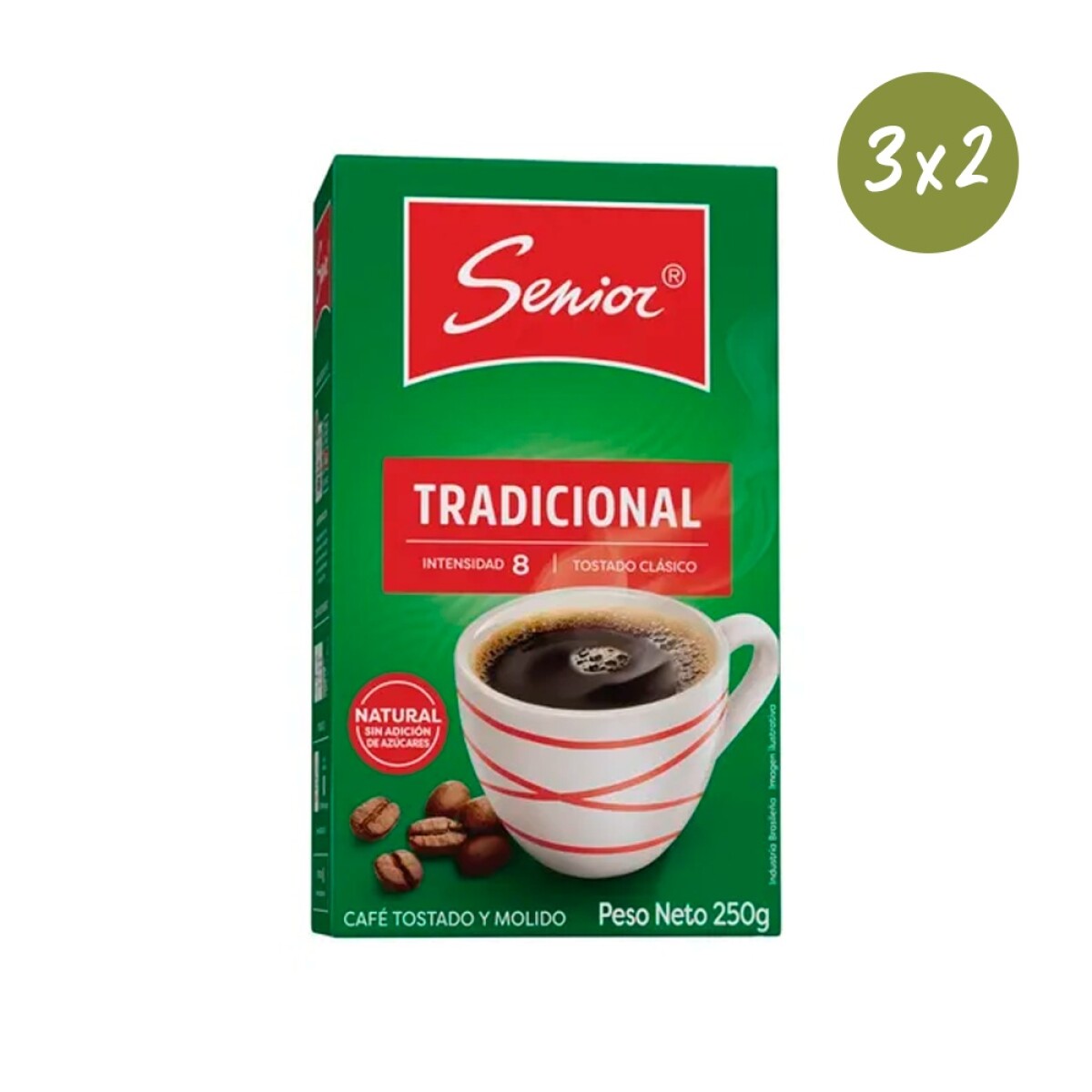 Promo 3x2 Café Tradicional 250gr Senior 