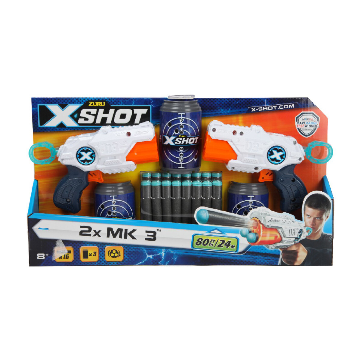 X-shot Excel Mk3 X2 C/16 Dardos Y Latas 