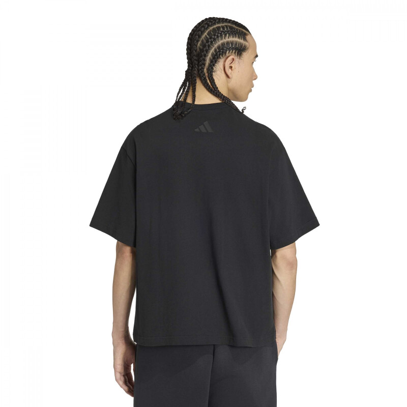 Remera Adidas M SL GFX KR1351 Negro