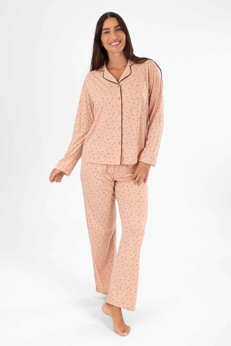 Manchita pijama Pale pink
