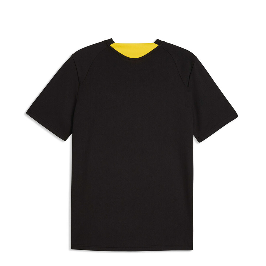 Remera de Hombre Puma Cap Tr.Jersey Negro - Amarillo