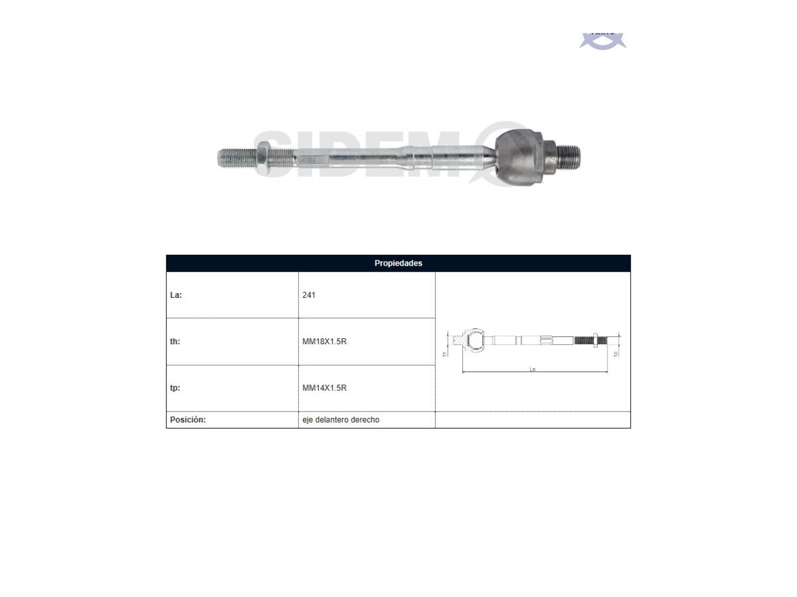 Mate Hyundai H1 Carroceria Tq Starex 05-25 Der 