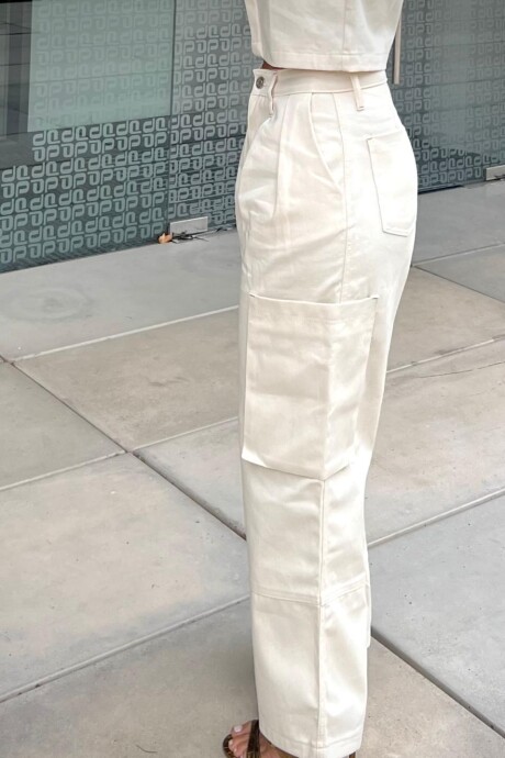 Pantalon CorIna Off White