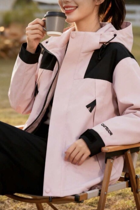 Campera impermeable RAIN Rosa