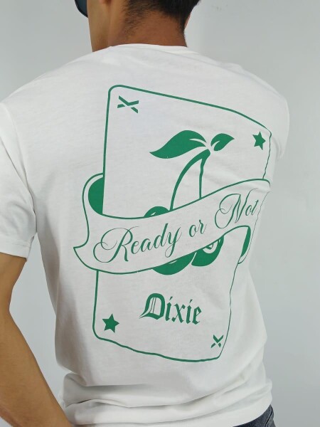 T-SHIRT DIXIE CHERIX BLANCO