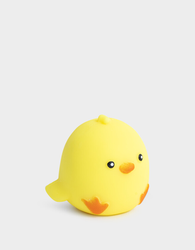 Lúdico Squishy Apretable De Pollito - Amarillo Claro