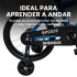 Bicicleta Infantil Shengdi R16 Canasto Parrilla Guardabarros Azul 1