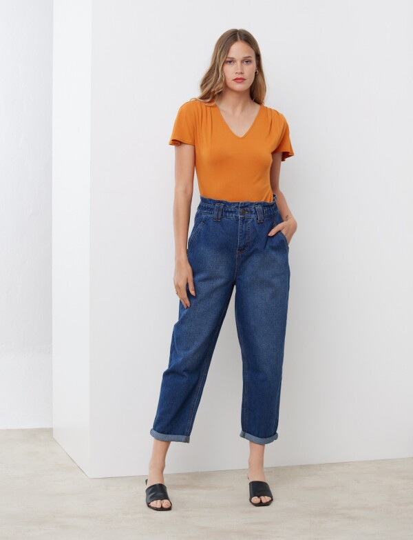 Pantalon Paper Bag JEAN