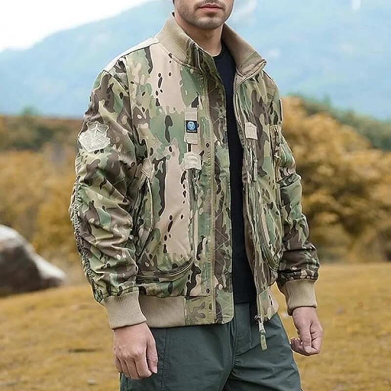 Campera Aviadora MA-1 Camuflado