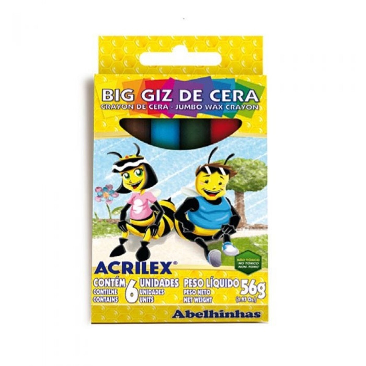 Crayola Acrilex 9106 Jumbo C/6 Col 
