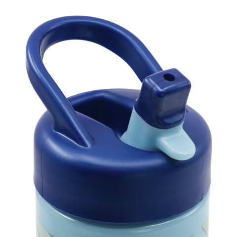 Botella Plástica con Pajita Bluey 410 ml U