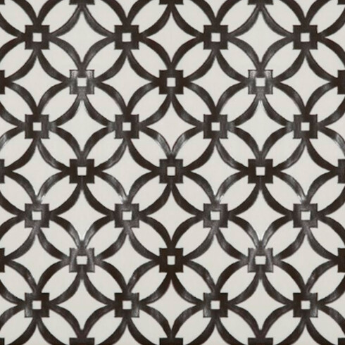 Porcelanato Blanco Y Negro Decorado 22.5X22.5Cm Piso Pared GAMAS DE BLANCO