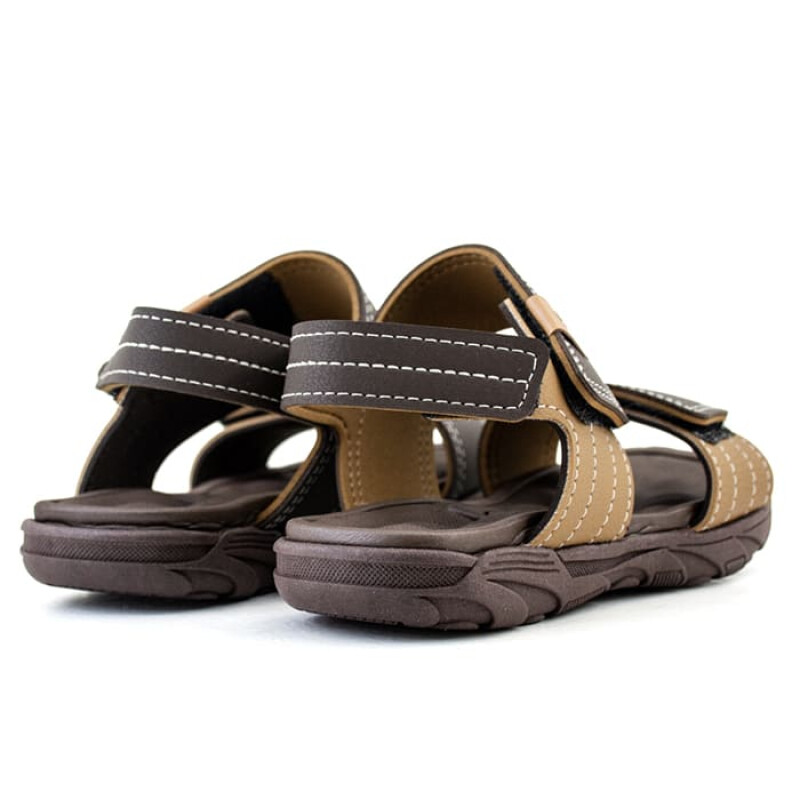 Sandalias - Molekinho - Molekinho Sandalia C/Velcro 2 Tiras de Niños - 2400.155-13958 Cafe-caramelo