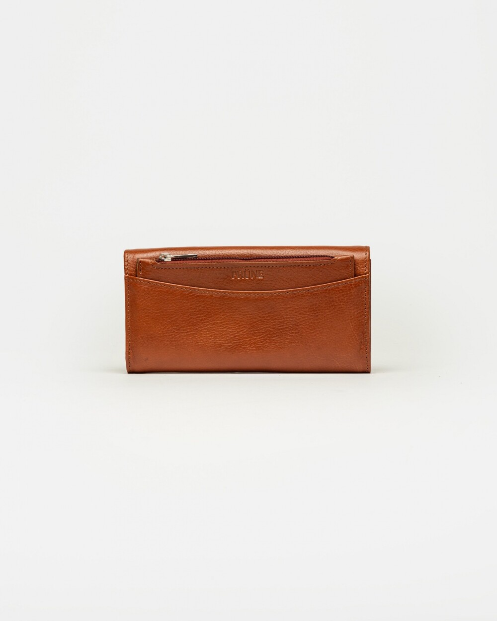 Billetera The Circle en cuero liso Cuoio