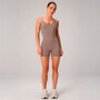 Enterizo Booty Scrunch Pureluxe V-Back Enterizo 4 Mujer Desert Shadows