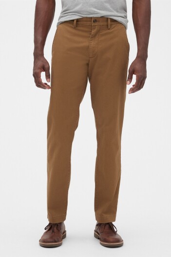 Pantalón Khaki Straight Hombre Palomino Brown Global