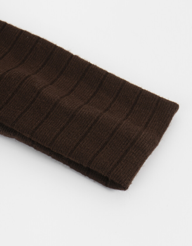Vinchas Textiles Tejida Vincha Textil Chocolate - Marron Chocolate